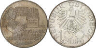 Österreich 100 Schilling Silber, VZ+, KM:2943 -