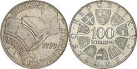 Österreich 100 Schilling Silber, VZ+, KM:2945 -