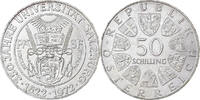 Österreich 50 Schilling Silber, VZ+, KM:2913 -