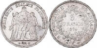 Frankreich 5 Francs Hercule, Paris, Silber, VZ, Gadoury:745a, KM:820.1 -