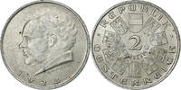 Österreich 2 Schilling Silber, VZ, KM:2843 -