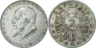 Österreich 2 Schilling Silber, SS, KM:2844 -