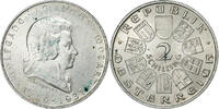 Österreich 2 Schilling Silber, VZ, KM:2847 -