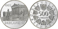Österreich 500 Schilling Vienna, PP, Silber, STGL, KM:2964 -
