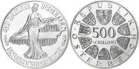 Österreich 500 Schilling Vienna, PP, Silber, STGL, KM:2972 -