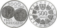 Österreich 500 Schilling Vienna, PP, Silber, STGL, KM:2974 -
