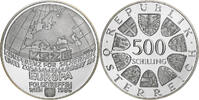 Österreich 500 Schilling Vienna, PP, Silber, STGL, KM:2979 -