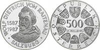 Österreich 500 Schilling Vienna, PP, Silber, STGL, KM:2982 -