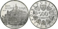 Österreich 500 Schilling Vienna, PP, Silber, UNZ+, KM:2947 -