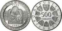 Österreich 500 Schilling Vienna, PP, Silber, STGL, KM:2951 -