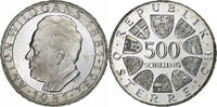 Österreich 500 Schilling Vienna, PP, Silber, STGL, KM:2952 -