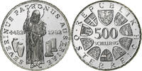 Österreich 500 Schilling Vienna, PP, Silber, STGL, KM:2956 -