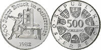 Österreich 500 Schilling Vienna, PP, Silber, STGL, KM:2957 -