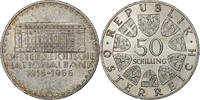 Österreich 50 Schilling Vienna, Silber, VZ, KM:2900 -