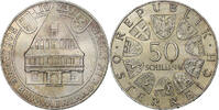 Österreich 50 Schilling Vienna, Silber, UNZ, KM:2916 -
