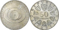 Österreich 50 Schilling Vienna, Silber, VZ+, KM:2922 -