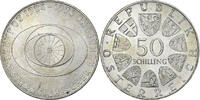 Österreich 50 Schilling Vienna, Silber, VZ+, KM:2922 -