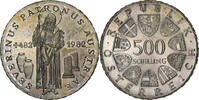 Österreich 500 Schilling Vienna, Silber, UNZ, KM:2956 -