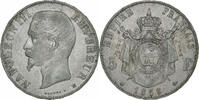 Frankreich 5 Francs Napoleon III, Strasbourg, Silber, S, Gadoury:734 -