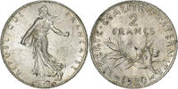 Frankreich 2 Francs Semeuse, Paris, Silber, VZ+, Gadoury:532, KM:845.1 -