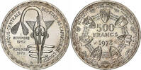 West African States 500 Francs Silber, UNZ, KM:7 -