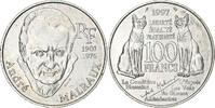 Frankreich 100 Francs André Malraux, Silber, UNZ, Gadoury:954, KM:1188 -