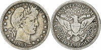 Quarter 1907 Philadelphia Vereinigte Staaten Barber, Philadelphia, Silber, S, KM:114 S