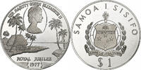 Samoa Tala PP, Silber, STGL, KM:24a -