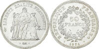 Frankreich 50 Francs Hercule, Hybrid issue, Silber, VZ+, Gadoury:882a -