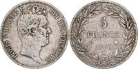 Frankreich 5 Francs Louis-Philippe, Lyon, Silber, S, Gadoury:676 -