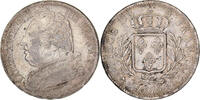 Frankreich 5 Francs Louis XVIII, Bayonne, Silber, S+, Gadoury:591 -