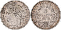 Frankreich 5 Francs Cérès, Paris, Silber, SS, Gadoury:742, KM:818.1 -
