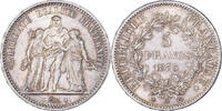 Frankreich 5 Francs Hercule, Paris, Silber, VZ+, Gadoury:745a, Le -