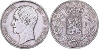 Belgien 5 Francs, 5 Frank Leopold I, Brussels, Silber, S+, KM:17 -