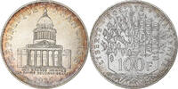Frankreich 100 Francs Panthéon, Paris, Silber, VZ+, Gadoury:898 -