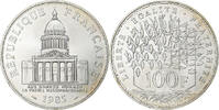 Frankreich 100 Francs Panthéon, Paris, Silber, VZ+, Gadoury:898 -
