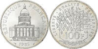 Frankreich 100 Francs Panthéon, Paris, Silber, VZ+, Gadoury:898 -