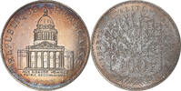 Frankreich 100 Francs Panthéon, Paris, Silber, VZ, Gadoury:898, Le -