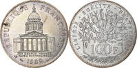 Frankreich 100 Francs Panthéon, Paris, Silber, VZ+, Gadoury:898, Le -