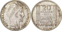 Frankreich 20 Francs Turin, Paris, Silber, VZ, Gadoury:852, KM:879 -
