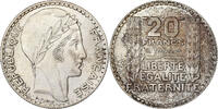 Frankreich 20 Francs Turin, Paris, Silber, UNZ, Gadoury:852, KM:879 -