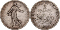 Frankreich 2 Francs Semeuse, Paris, Silber, S, Gadoury:532, KM:845.1 -
