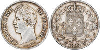 Frankreich 5 Francs Charles X, Lille, Silber, SS, Gadoury:644, KM:728.13 -