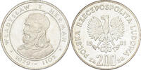 Polen 200 Zlotych Warsaw, PP, Silber, UNZ, KM:129 -