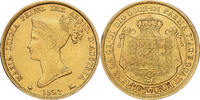 Italien Staaten 40 Lire 1821 PARMA, Maria Luigia, Parma, Gold, SS, KM:32