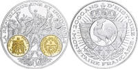 Frankreich Medaille Histoire Monétaire, 5 Francs Union et Force, Silber, STGL -