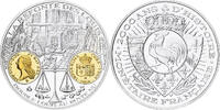 Frankreich Medaille Histoire Monétaire, Double Louis, Silber, STGL -