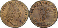 Deutschland betaalpenning Louis XIV, Armis Nunc Tota, Nuremberg, Messing, SS -