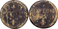 Frankreich Poids monétaire pour le teston Henri II ou Henri III, Messing, S -