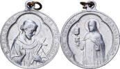 Frankreich Medaille Saint François d'Assise, Aluminium, VZ -